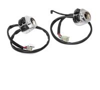 Interrupteur de commande de guidon de moto chromé 1" 25 mm, klaxon compatible avec les pièces de moto automobile Sportster XL 883 1200 1996 2012