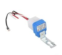 Interrupteur de commande de lumière pour lampadaires - Interrupteur automatique à capteur crépusculaire 220 V 10 A avec portée de détection de lumière de 10 m, ABS certifié IP