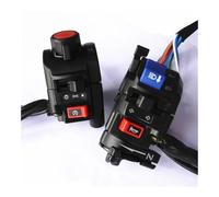 Interrupteur de commande de moto universel multifonctionnel en métal, 22 mm, 1 pièce Pièces de rechange(Black)