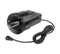 Interrupteur de commande de phare automatique avec module de capteur de lumière compatible avec Golf 4 Lupo Polo Passat Alhambra Galaxy numéro de pièce 1C0941531A 3BD941531A 3BD941531A