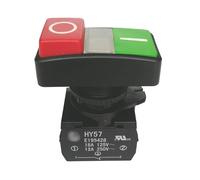 Interrupteur de commande de puissance HY57 250V 12A 1NO 1NC, bouton-poussoir for outil électrique