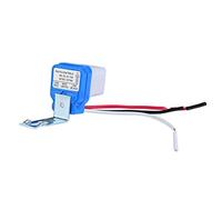 Interrupteur de commande Éclairage, Capteur Crépusculaire à Aube 12V, 10A Auto ON OFF Cellule Photoélectrique Commutateur de Capteur de Lumière(12V)