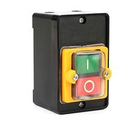 Interrupteur de commande étanche KAO-10KH interrupteur à bouton-poussoir marche/arrêt AC 220 V / 380 V 10A avec base