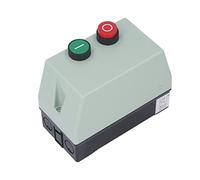 Interrupteur de Commande étanche pour Démarreur Magnétique, pour Fonction de Surcharge, Moteur monophasé/triphasé, Boîtier Ignifuge, Coque ABS - Idéal pour la Maison et le Garage