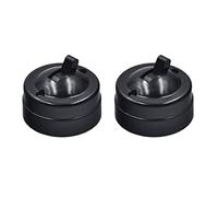Interrupteur de commande unique rétro Surface montée sur une surface monte à bascule plate à plat 2pcs Lumière ronde en plastique