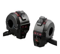 Interrupteur De Commande Universel Pour Guidon De Moto, 7/8 Pouces, 22 Mm, Pour Feux De Croisement Gauche Et Droit, Clignotant Et Klaxon, 2 Pièces Interrupteur Bouton Guidon Moto