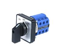 Interrupteur de commutation à double alimentation SZW26/LW26-20 3NO3NC ON OFF ON 3 vitesses 3 positions 48 mm