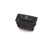 Interrupteur de Comodo Phares Régulateur universel de lève-vitre de voiture, 5 broches, 12 V CC, 20 A, accessoires Commodo(KCD12-1B)