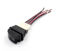 Interrupteur de Comodo Phares Régulateur universel de lève-vitre de voiture, 5 broches, 12 V CC, 20 A, accessoires Commodo(KCD13S)