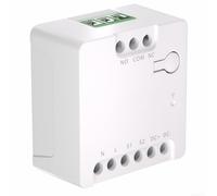 Interrupteur de contact intelligent WiFi sec pour Mini D Matter Module de relais intelligent pour ouvre-porte de garage Électrovanne pour contrôle d'accès Système domotique (2 pièces)