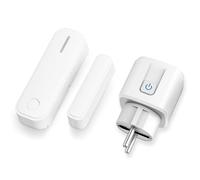 Interrupteur de contact sans fil de fenêtre Capteur de fenêtre de porte de chapeau d'extracteur et jeu de prises sans fil 220 V 230 V, pour le contrôle de l'air d'échappement/lumière