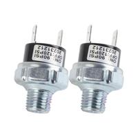 Interrupteur de contrôle de pression pour compresseur d'air, filetage mâle 1/8 NPT, options 90-120 PSI et 120-150 psi, valve pneumatique en métal pour réservoir d'air et suspension d'air