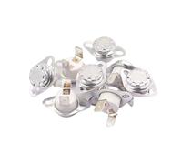 Interrupteur de contrôle thermique KSD301 250 V 10 A/16 A fermé 100 105 110 115 120 125 130 135 140 145 150 160 degrés Celsius angle de 90 pieds(16A NO-Ceramic,35C)