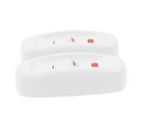 Interrupteur de Cordon de Lampe Blanc 250v 10a Gw320, 2 Pièces | Bouton Classique Vintage, Voyant Lumineux Intégré, Commande Simple, Usage pour Luminaires et Transformateurs