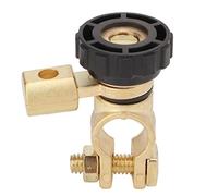 Interrupteur de coupure de batterie, isolateur de coupure de batterie à borne supérieure pour la borne négative, interrupteur principal en laiton robuste pour batterie avec