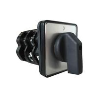Interrupteur de coupure électrique, commutateur universel à came rotative 60A 380V, 2 positions, 2 phases