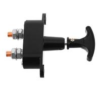Interrupteur de Coupure Électrique du Bateau 200a en Plastique Alliage Noir | Simple Utilisation, Supporte Fort Courant, pour Rv et Bateau, Projet de Modification Marine