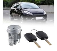 Interrupteur de cylindre de serrure d'allumage avec 2 clés pour Ford Fiesta 2011 2019 Pièce de rechange Be8Z 11582 B Construction métallique
