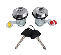 Interrupteur de Cylindre de Serrure de Porte, Cylindre de Serrure de Porte de Voiture, Cylindre de Serrure de Porte Gauche Droite avec 2 Clés YE05506A Remplacement pour L200