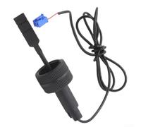 Interrupteur de débit à palette pour systèmes de chauffage et piscines, large plage de 0,75 à 15 l/min, pression maximale de 300 psi, nominale 100 V DC, noir (C)
