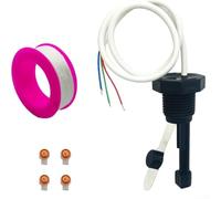 Interrupteur de débit pour générateur de chlorinateur salin IC-15/20/40/60, capteur de débit d'eau de piscine avec détection de température, 24 V 10 bar, sonde de 50 mm, kit d'installation inclus
