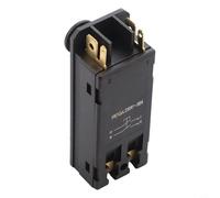 Interrupteur de déclenchement de rechange 1617200048 pour Bosch pour marteau de démolition électrique GSH11E | Pièce d'outil électrique en métal pour réparation et entretien | Noir