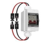 Interrupteur de déconnexion DC500V Disjoncteur 2P avec boîtier IP65 16A 20A 32A 40A 63A(AC400V,40A)