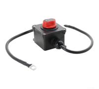 Interrupteur de déconnexion de batterie 12 V/24 V avec boîte, interrupteur d'arrêt robuste 100 A pour voiture, camion, camping-car, bateau, isolateur de coupure de batterie, installation sans outil (C