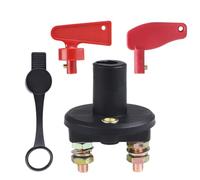 Interrupteur de déconnexion de batterie à 2 positions, marche-arrêt avec 2 clés, interrupteur de mise à mort de batterie 12-24V, adapté pour la Marine et le bateau(C)