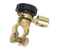 Interrupteur de déconnexion de batterie de véhicule 100 A avec protection contre les fuites, disjoncteur rotatif de type L pour automobile et marine, compatible avec terminal négatif (noir)