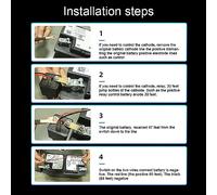 Interrupteur de déconnexion de Batterie de Voiture, Relais de Commande sans Fil, maître 12V, Courant élevé, pour Automobile, Moto, Camping-Car, Bateau de croisière (Interrupteur 120A avec 2