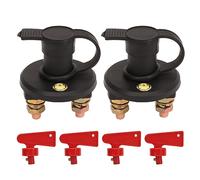 Interrupteur de déconnexion de batterie, interrupteur d'isolation de batterie, interrupteur de coupure de batterie, construction en cuivre ABS robuste, courant nominal 100 A pour