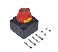 Interrupteur de Déconnexion de la Batterie, Commutateur D'isolateur de Batterie 12V 24V Interrupteur Principal de Coupe de Puissance Totale à Courant Total pour les Camping-cars,