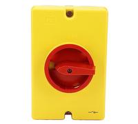 Interrupteur de déconnexion solaire 4P 415V 25A, interrupteur d'isolateur PV, boîte étanche IP66 pour l'extérieur