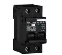 Interrupteur de déconnexion solaire DC1000V 2 pôles Disjoncteur CC Protection contre les surcharges et courts-circuits 6KA 10A 20A 30A 40A 60A(20A)
