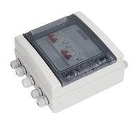 Interrupteur de Déconnexion Solaire DC500V 2 Entrées 2 Sorties, Boîtier de Combinaison PV de Protection contre les Surtensions, étanche IP65 avec Disjoncteur 32A DC et