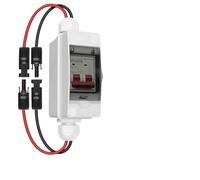 Interrupteur De Déconnexion Solaire DC500V, Disjoncteur Miniature 2P Avec Boîtier IP65, 16A, 20A, 32A, 40A, 63A, Système PV(AC400V,25A)