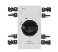 Interrupteur de déconnexion solaire PV DC IP66 32 A 1000 V isolateur étanche pour systèmes marins de la maison, camping-car, interrupteur d'arrêt rotatif verrouillable avec mécanisme rapide
