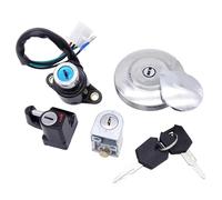 Interrupteur de Démarrage Compatible Avec CMX250 Pour Rebel 1985-2015 Pour CA125 1995-1999 1 Ensemble Couvercle Bouchon Réservoir Moto Interrupteur D'allumage Ensemble De Clés Verrouillage Casque