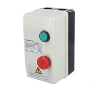 Interrupteur de démarrage de moteur, 1 commutateur de démarrage de moteur électrique triphasé 380 V pour compresseur, climatiseur, contrôle d'équipement industriel (8,5-12,5 A)