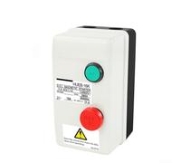Interrupteur de démarrage de moteur, 1 commutateur de démarrage de moteur électrique triphasé 380 V pour compresseur, climatiseur, contrôle d'équipement industriel (12,5-18 A)