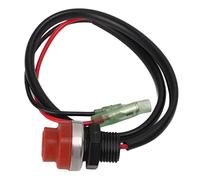 Interrupteur de Démarrage Hors - Bord, Bouton - Poussoir Sans Clé, Compatible Universel, Plastique Étanche - Installation Facile, Résistant et Sécurisé pour Bateaux de Plaisance