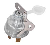 Interrupteur de Démarrage, Interrupteur D'allumage en Métal avec Capuchon en Plastique 1874120T94, Interrupteur à clé de Remplacement pour Tracteur Massey Ferguson
