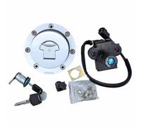 Interrupteur de démarrage Jeu De Clés pour Contacteur D'allumage Et Bouchon Réservoir Carburant pour H-Onda CBR400 NC23 NC29 1986-1994 1993 1992 1991 1990