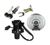 Interrupteur de démarrage Kit Antivol De Direction avec Bouchon Réservoir Et Interrupteur D'allumage pour Moto + 2 Clés pour H-Onda CBR300R 2015-2018 2017 2016