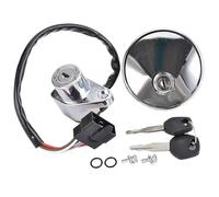 Interrupteur de démarrage Kit De Verrouillage Contacteur D'allumage pour Bouchon Réservoir Moto avec Clés pour Kawasaki VN400 pour Vulcan Classic 1996-2003