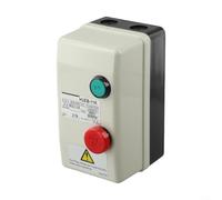 Interrupteur de démarrage magnétique 3 phases 380 V avec boîtier étanche IP55, protection contre les surcharges et sécurité des défauts pour compresseurs (1,8-2,7 A)