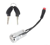 Interrupteur de démarrage pour scooter électrique avec serrure de porte et clé d'accélérateur compatible avec Kukirin G3 Pro Modèle Métal
