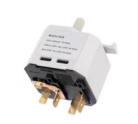 Interrupteur de Démarrage Sèche Linge W10117655, Compatible avec Maytag/Kenmore/Whirlpool/Crosley Remplace 1448106 AP6015267 AH1491565 EA1491565 PS1491565 WPW10117655 PS11748542