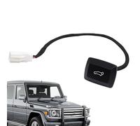 Interrupteur De Déverrouillage Automatique Coffre - Bouton D'ouverture Coffre Hayon LED 12 V, Interrupteur Électronique Couvercle Pont ABS | Poignée De Verrouillage De Hayon Arrière